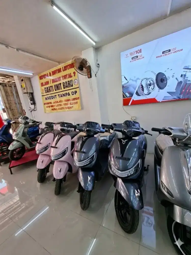 MOTOR LISTRIK M90E BATERAI LITDHIUM, BERGARANSI 10TAHUN