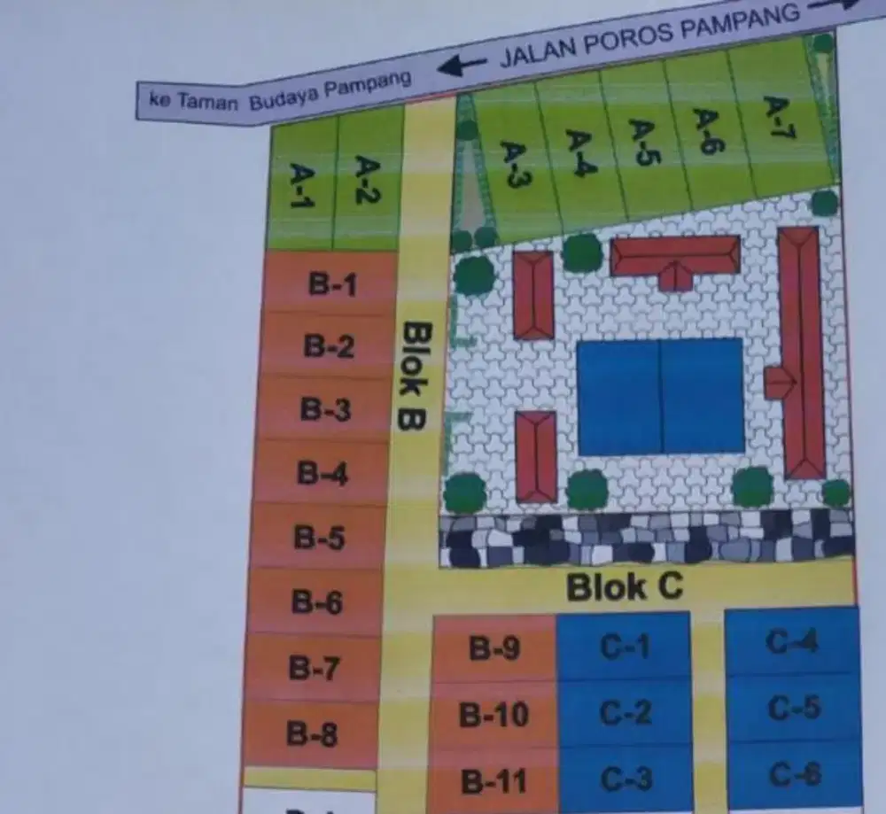 DiJual Tanah Kavling 200 meter Lokasi menuju Bandara APT Pranoto