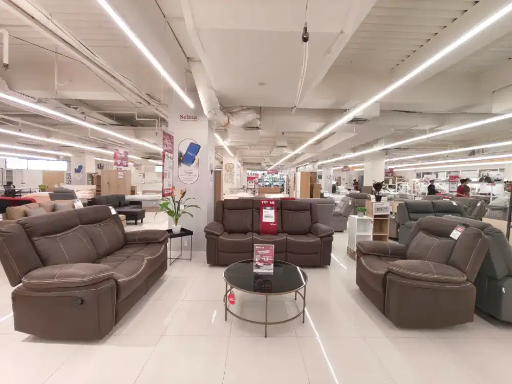 Jual murah sofa set recliner