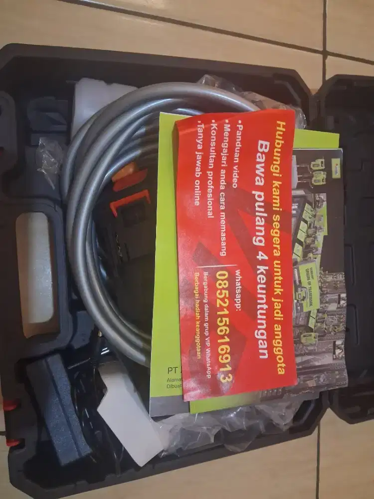 Steam portable baru hanya test nyala aja.lok ciledug