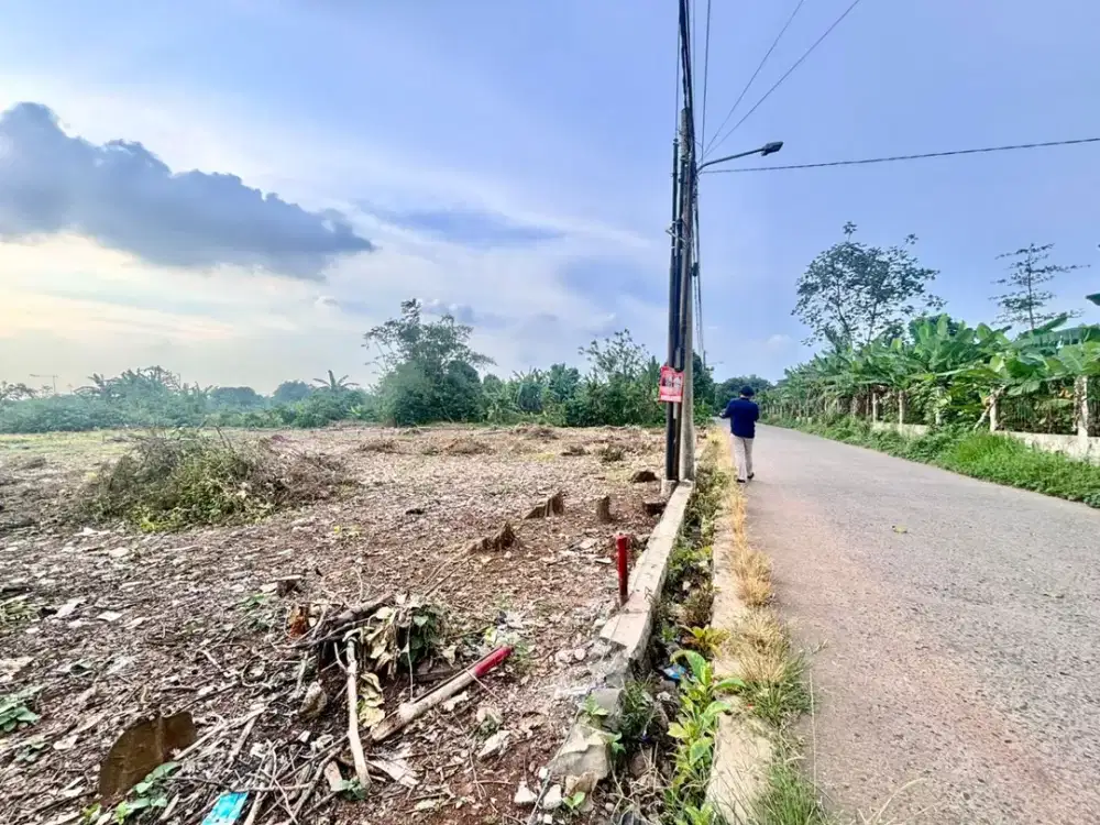 Dekat Stasiun Jatake, Tanah Kavling 1 Jutaa-an Permeter. Bisa Cicil