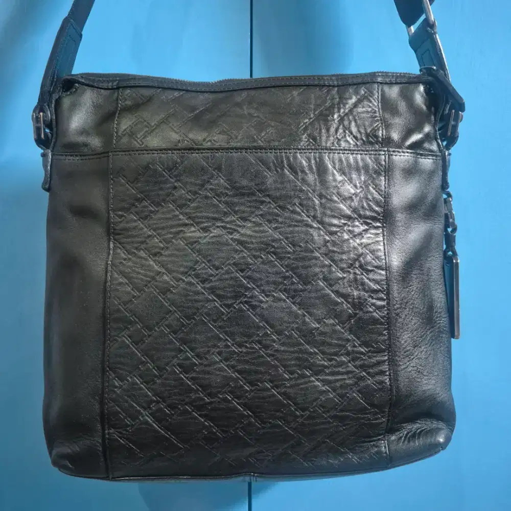 Tas Sling TUMI TICON Crossbody Black Leather Original