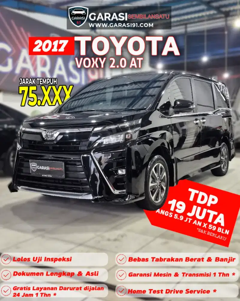 Toyota Voxy 2017 Bensin