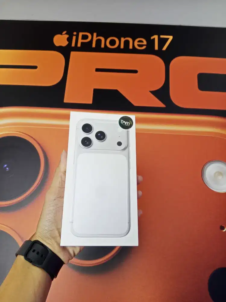 Iphone 17 Pro 256GB Silver, Garansi Resmi, READY