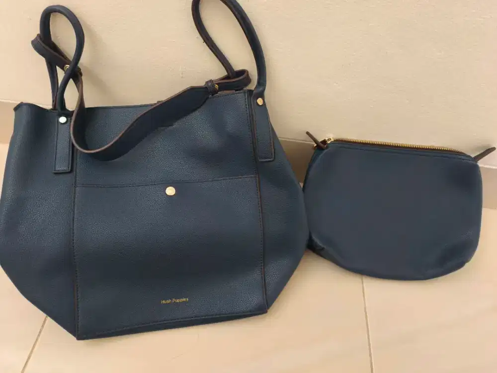 Dijual Tas Hush Puppies Original Wanita Navy