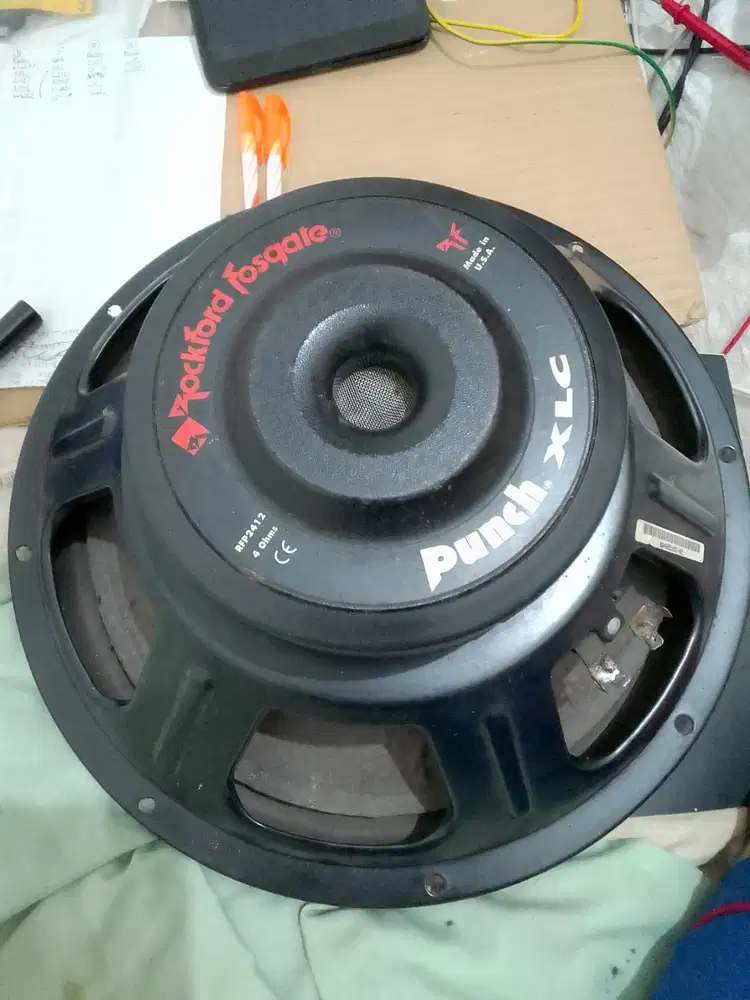 Speaker Subwoofer Rockford Fosgate 12  inch Made in USA XLC Punch