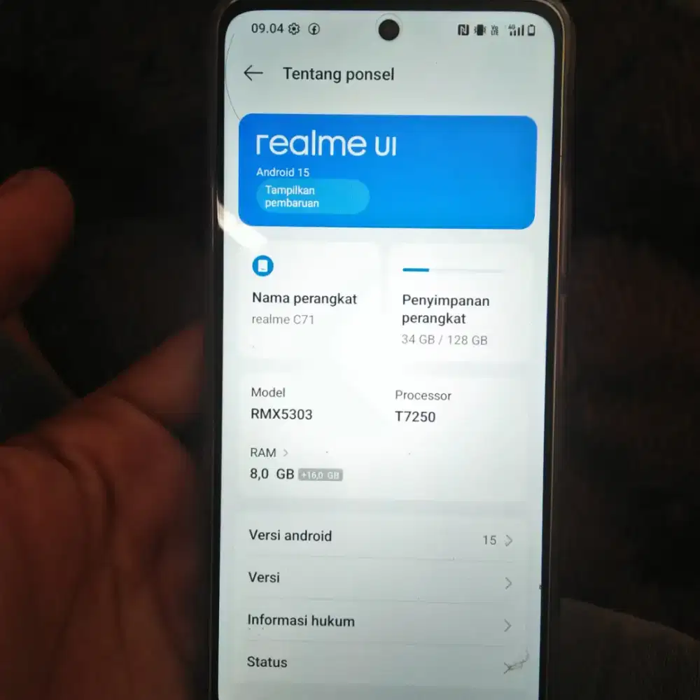 Realme c71 ram 8/128