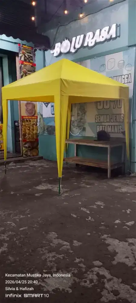 TENDA STAND PIRAMID UNTUK BAZAR/LAPAK JUALAN SIAP ANTAR JABODETABEK.