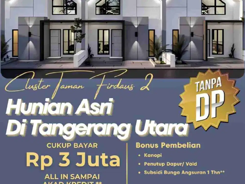 CLUSTER FIRDAUS SEPATAN TANGERANG