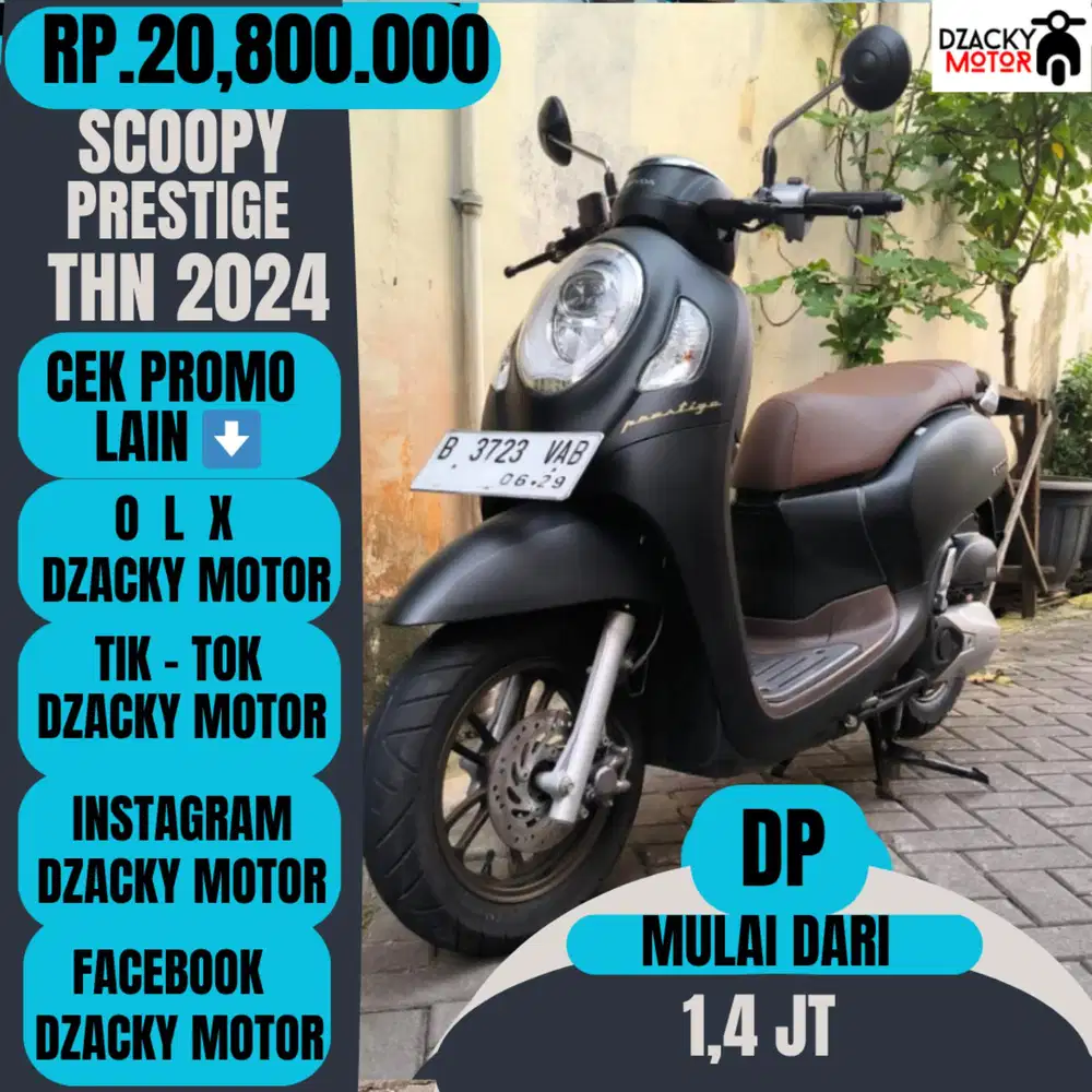 SCOOPY PRESTIGE THN 2024 SECOND LIKE NEW