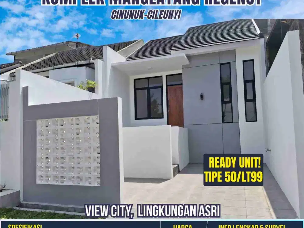 New Manglayang Regency Cinunuk Cileunyi Modern Minimalis, Good Loc!