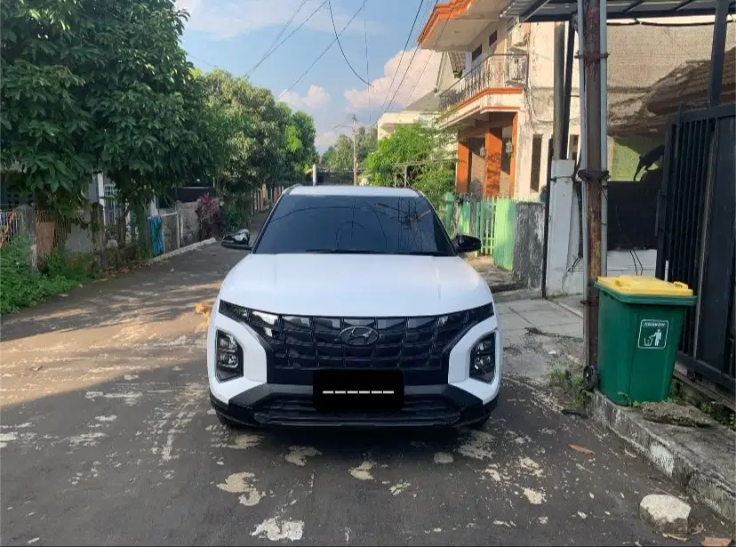 (BISA NEGO) Hyundai Creta Alpha 2024 White Matte/Dove