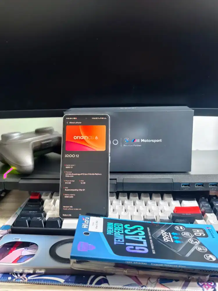 IQOO 12 White Legend 16/512 Fullset Like New Banyak Bonus