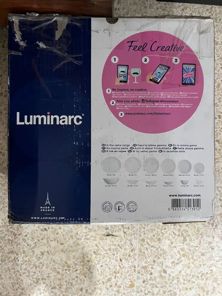 Luminarc - Piring set, 11 pcs