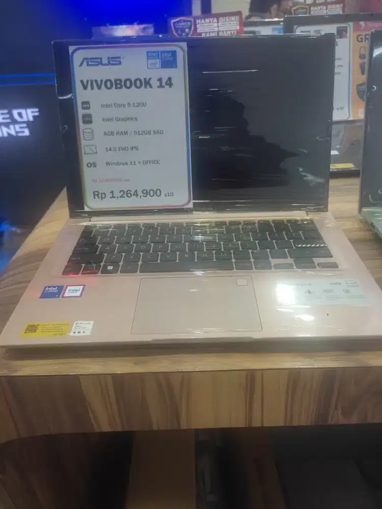 Asus vivobook 14 Intel core 5 RAM 8GB 512gb SSD bisa Cicilan tanpa dp
