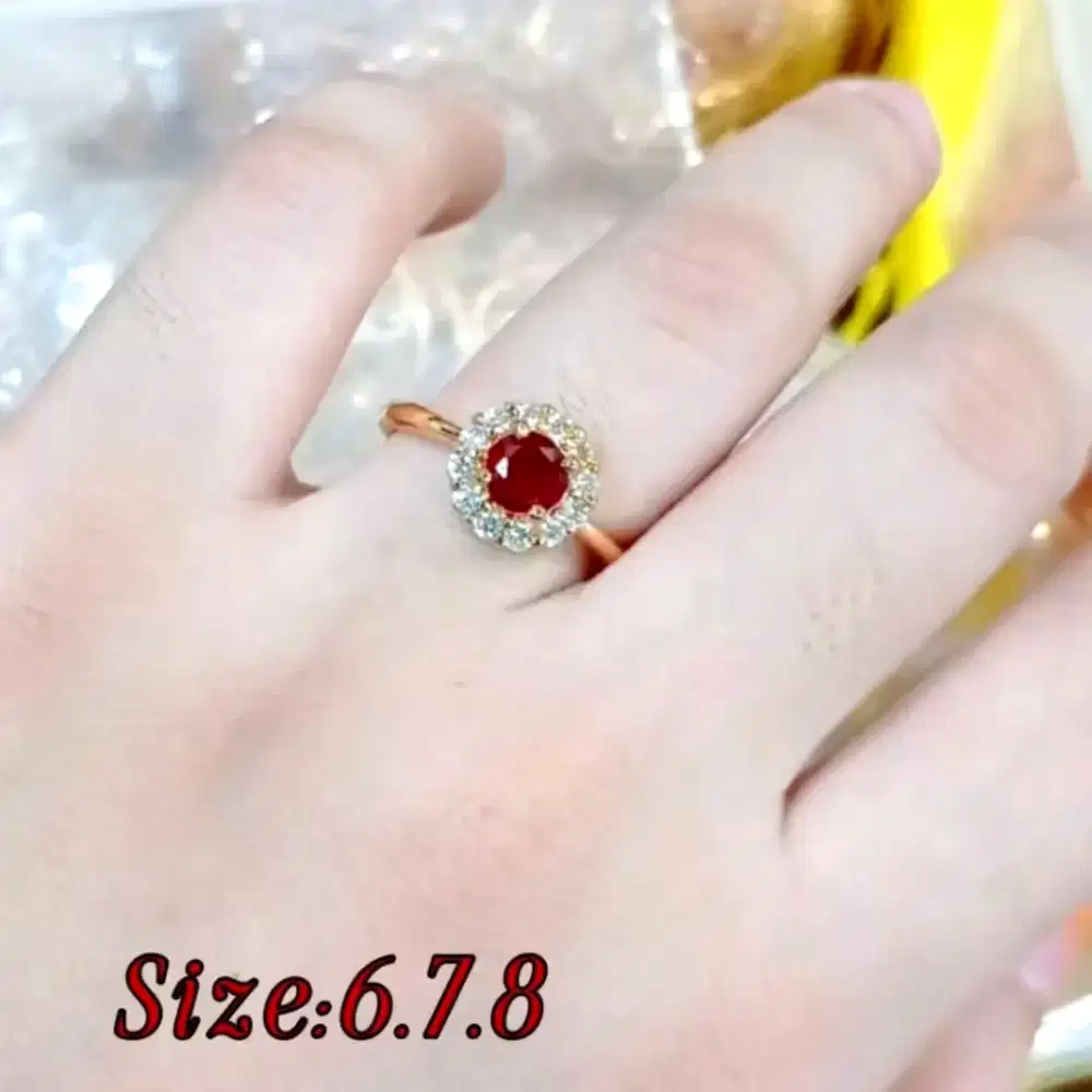 Cincin wanita dewasa terbaru elegan tahan lama