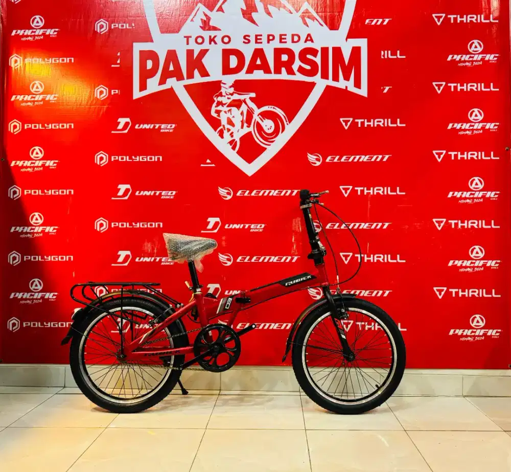 Sepeda Lipat 20 Inc Rubick by united bike kualitas bagus