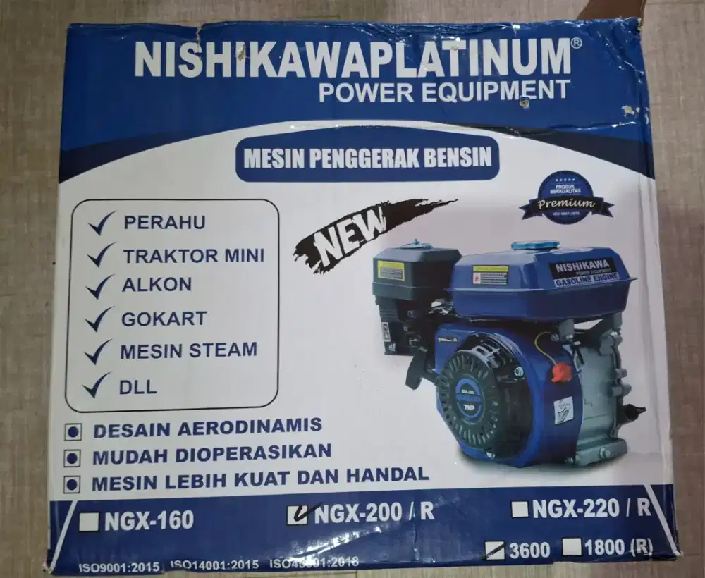 Dijual cepat mesin penggerak nishikawa NGX-200