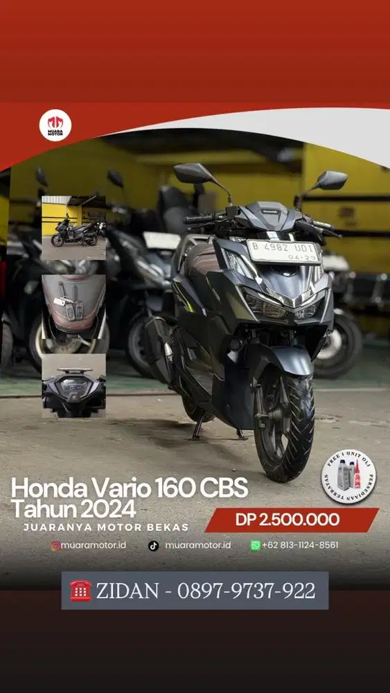 HONDA VARIO 160 CBS 2024 TERAWAT !!!