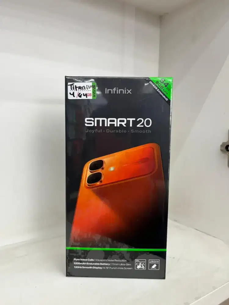 INFINIX SMART 20 4/128 NEW SEGEL PROMO