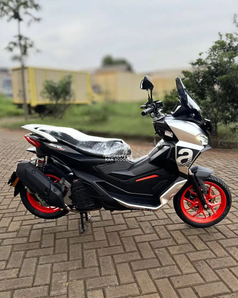 JUAL MURAH APRILIA SR GT 200 2024 KM 6XX PERAK! MULUS
