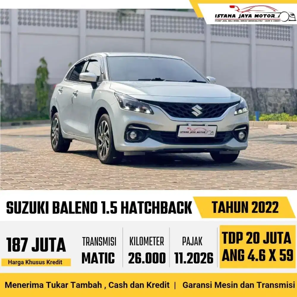 Suzuki Baleno Hatchback AT th 2022 #istana jaya motor