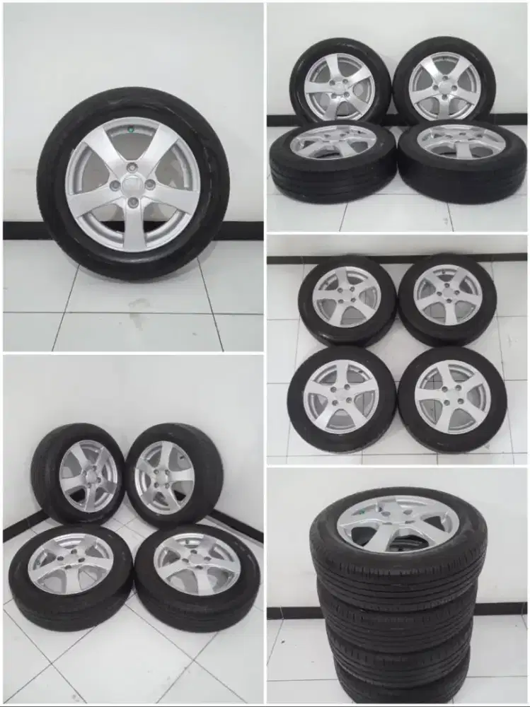 4 VELG+BAN ORI HONDA BRIO CBU R14