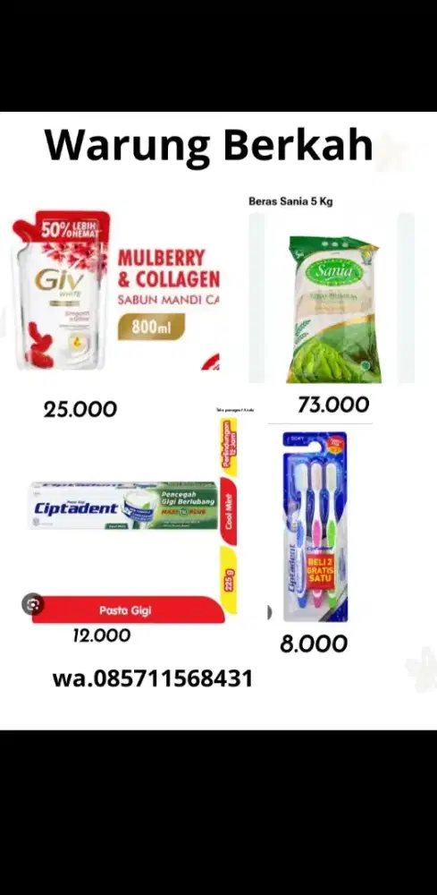 Silahkan di order kak sekitar jiung