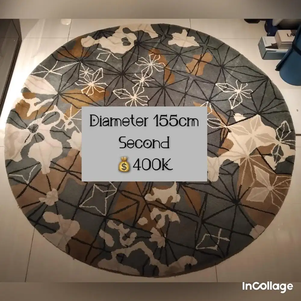 Karpet Bulat Ruang Tamu