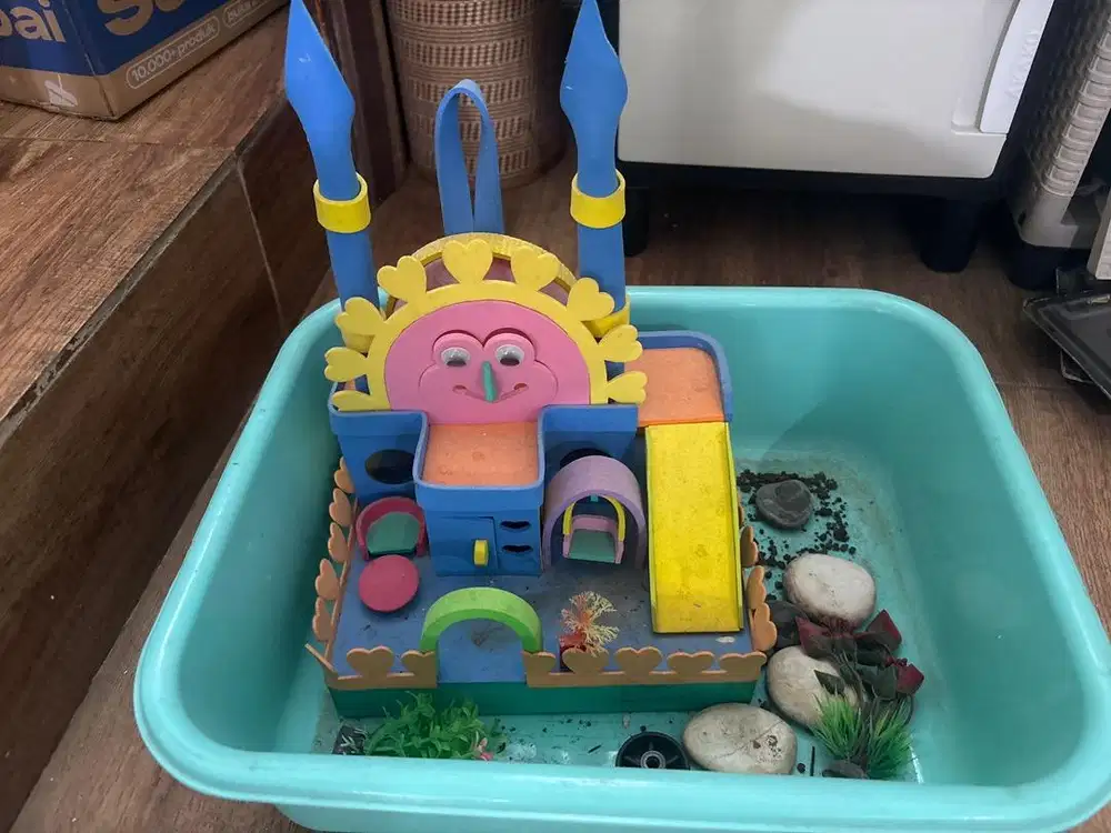 Rumah Keong + baskom nya