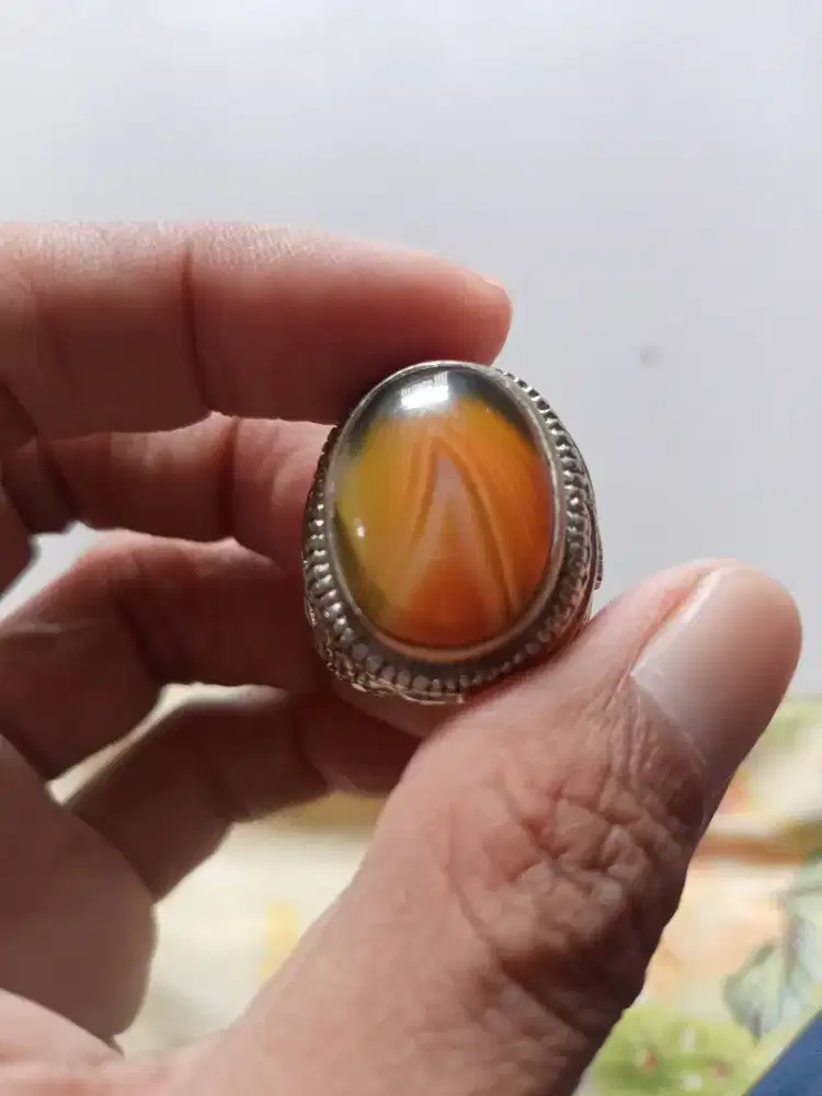 Batu Cincin Akik Permata Natural Agate Junjung Derajat Murmer