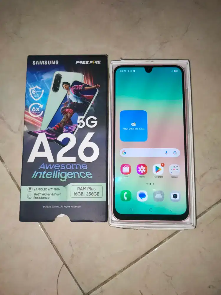 Samsung a26 5G 8/256 mulus komplit