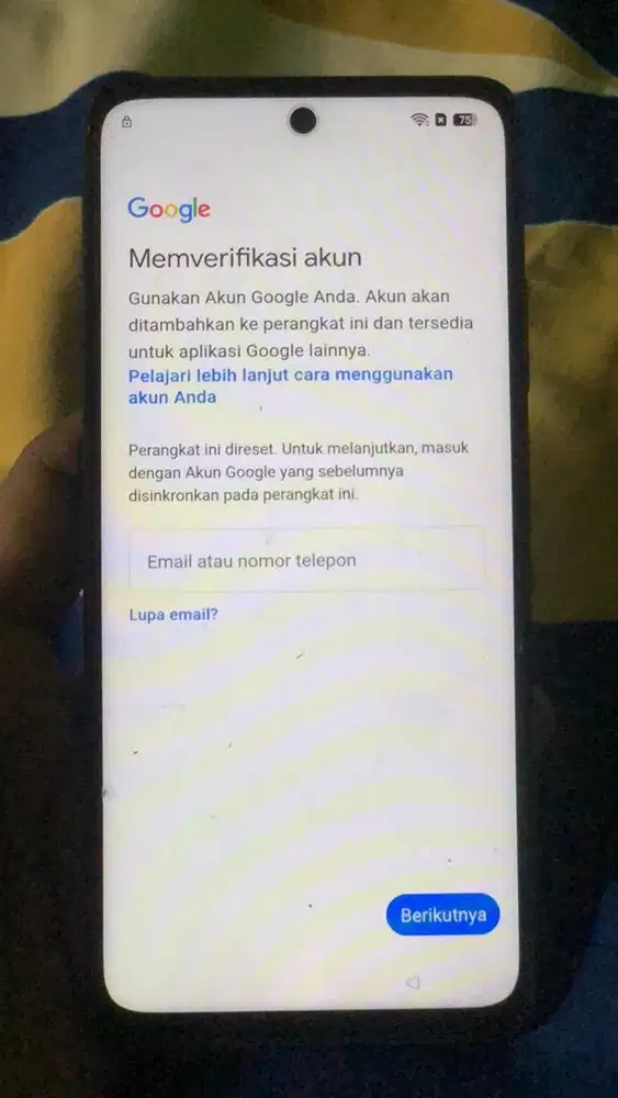 Oppo a60 8/128 Ori Imei Tembus Minus Akun Google