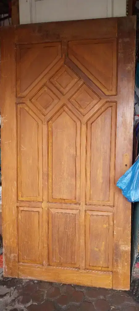 Pintu jati bekas