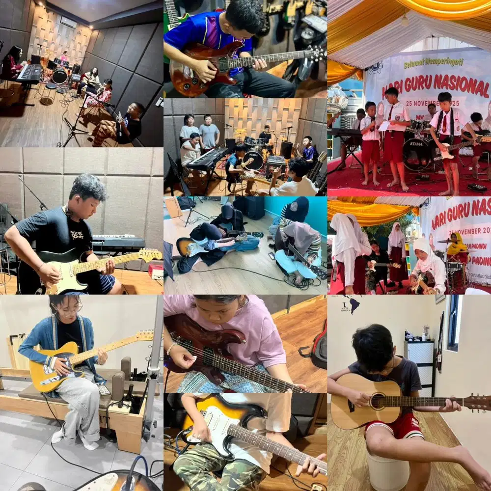Les Gitar Jakarta – Kursus Privat Gitar kerumah