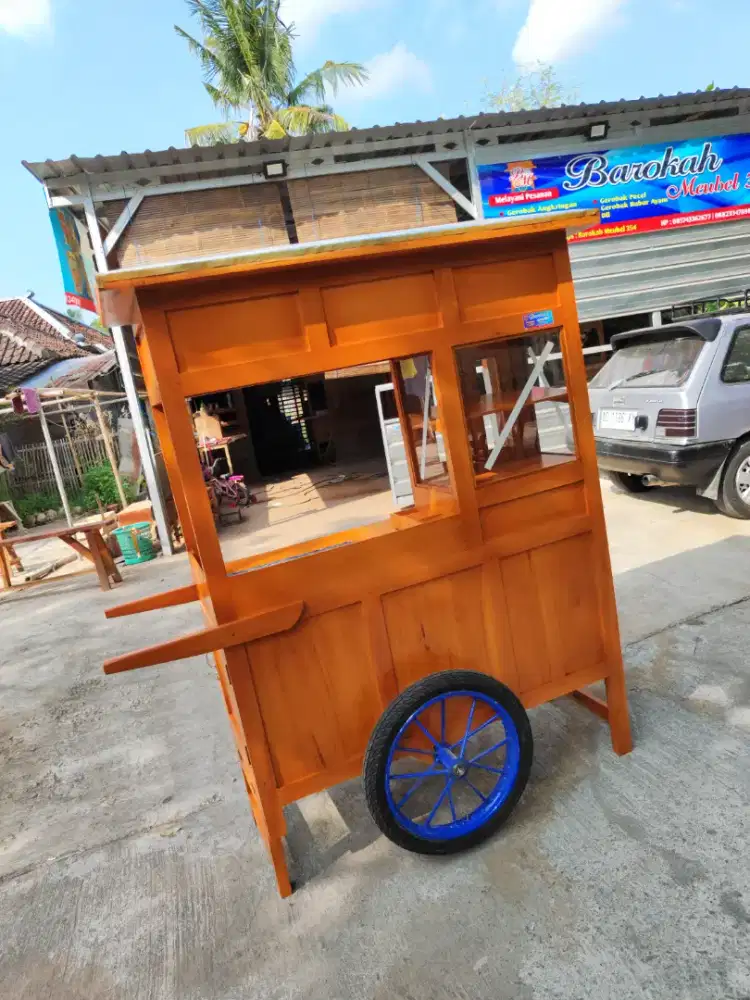 Gerobak Angkringan Bakso Mie Ayam PeceL Bubur Sate Martabak Ronde dlL