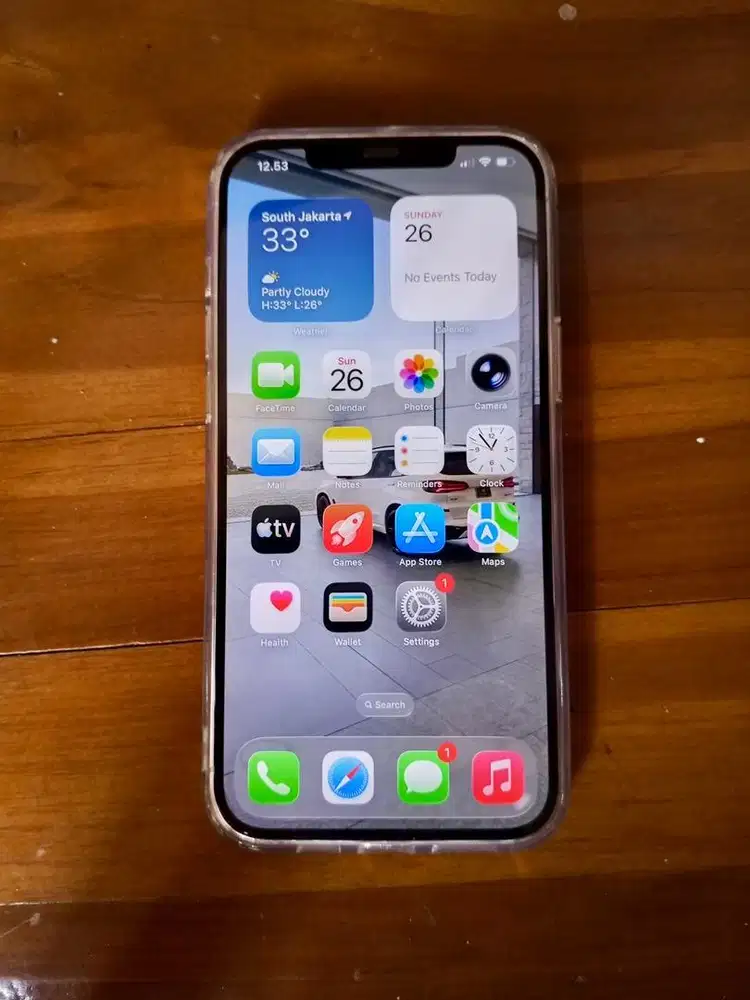 iPhone 12 Pro Max 128GB Garansi Ex Inter Silver Battery Health 100%