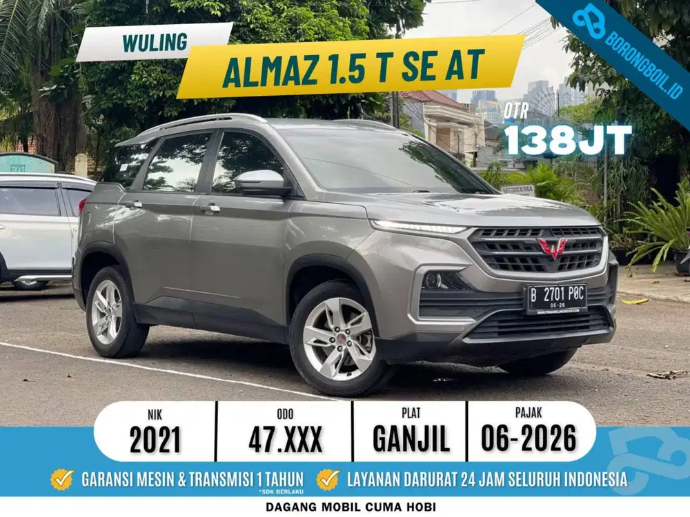 Wuling Almaz 1.5 Turbo SE At 7Seater 2021 Abu Abu