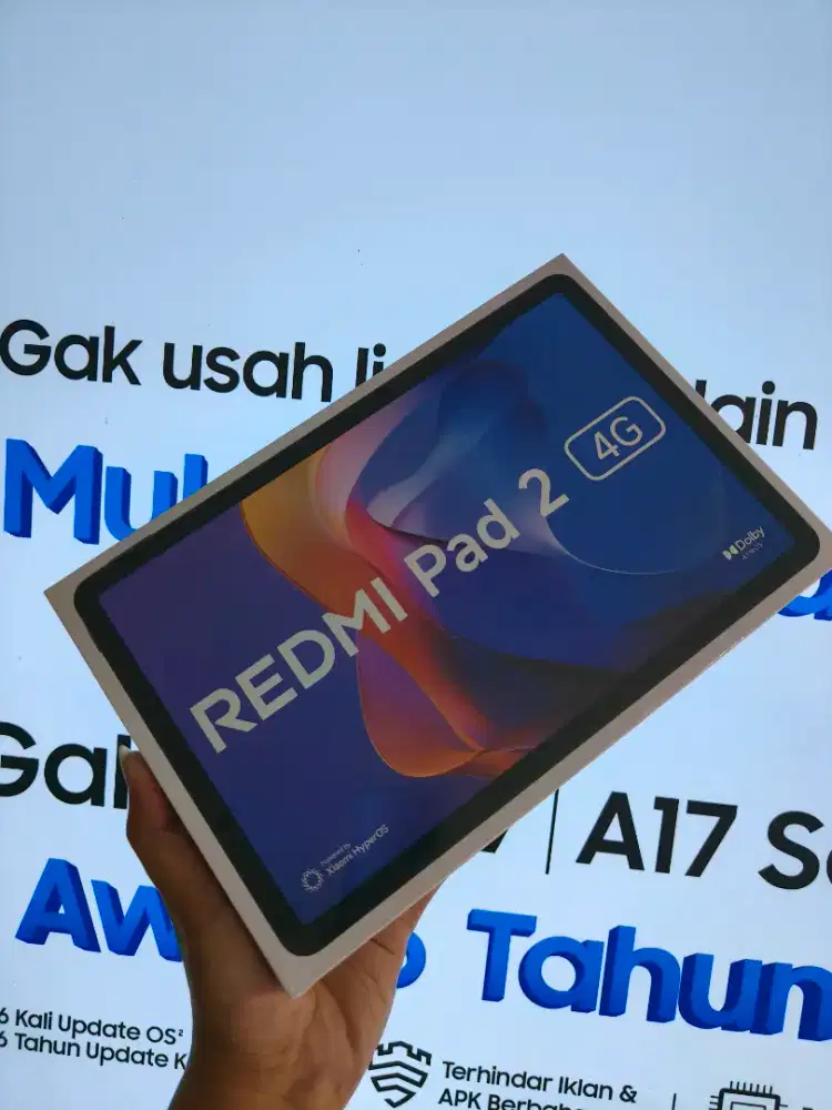Redmi Pad 2 4G 6/128 new bisa SIM card
