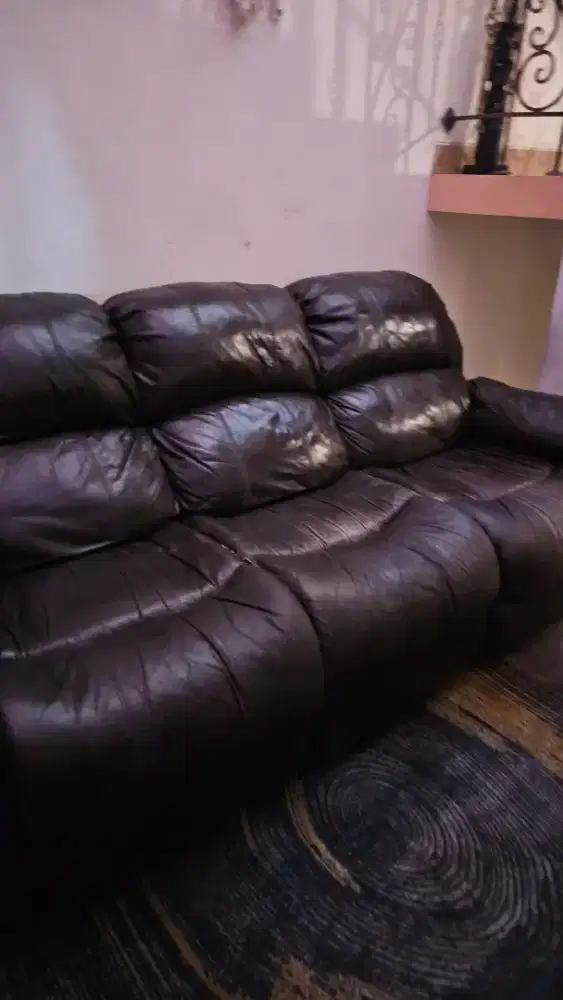 Sofa informa cheers 3 dudukan reclining kulit