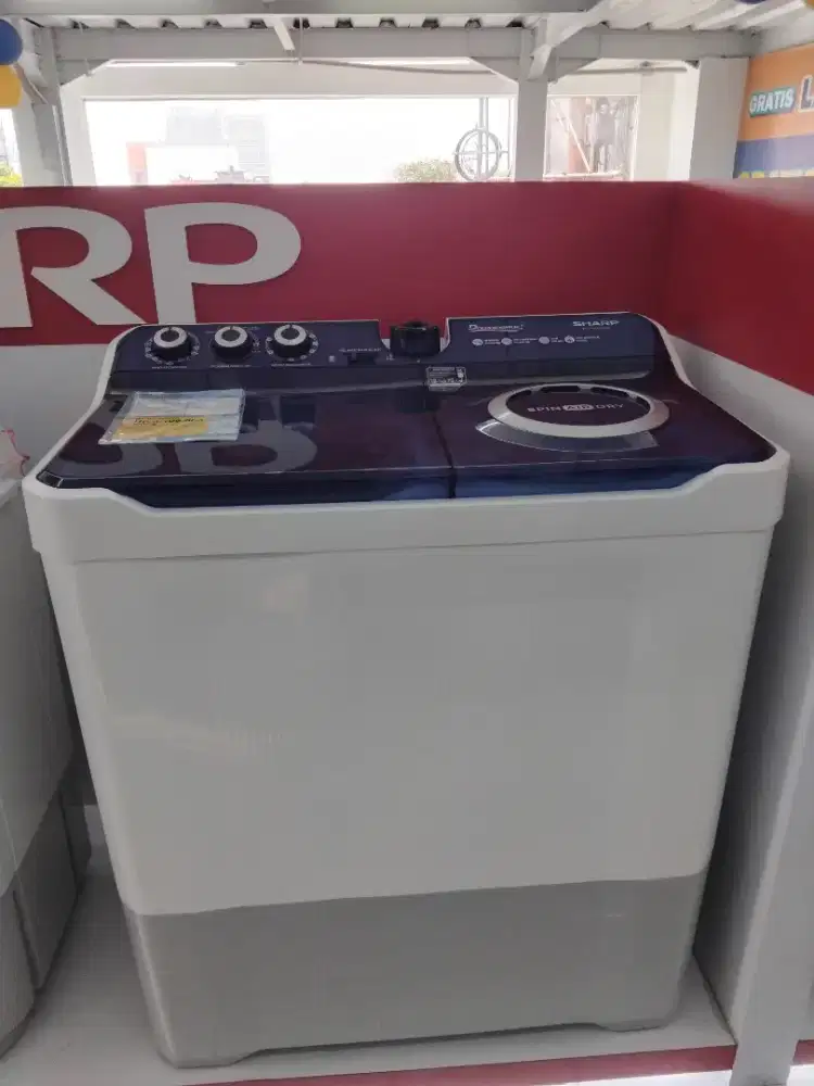 Mesin Cuci Sharp 2 tabung 14 kg 365watt