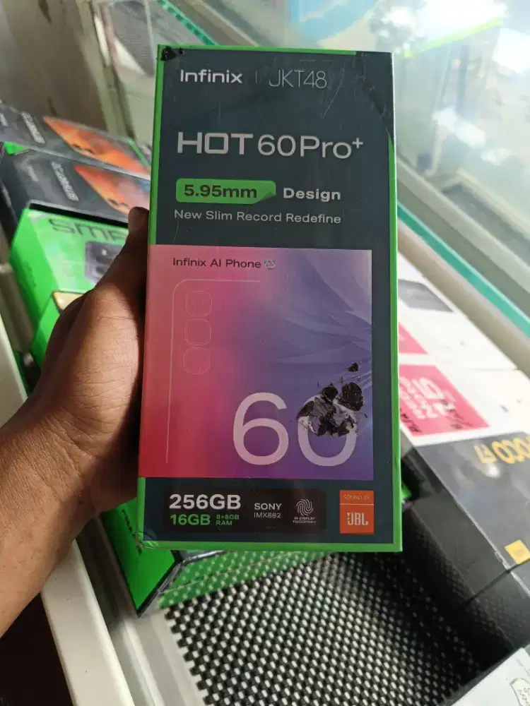 new infinix hot 60pro+ 8/256 garansi resmi