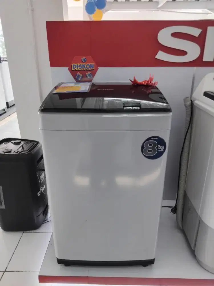 Mesin Cuci Sharp Top Loading 8kg 350watt