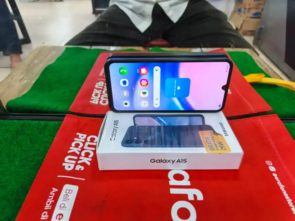 Samsung A15 Ram 8/128 gb lengkap normal tampa kendala