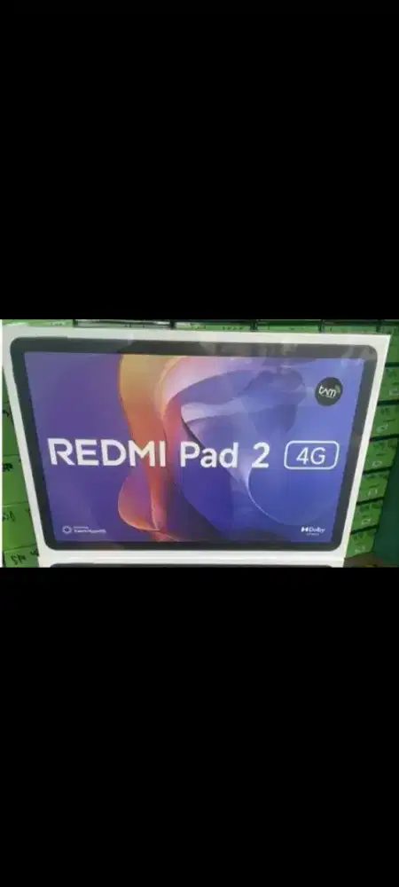 Tablet Xiaomi redmi pad 2 4G ram 6gb SIM card sinyal 4G LTE