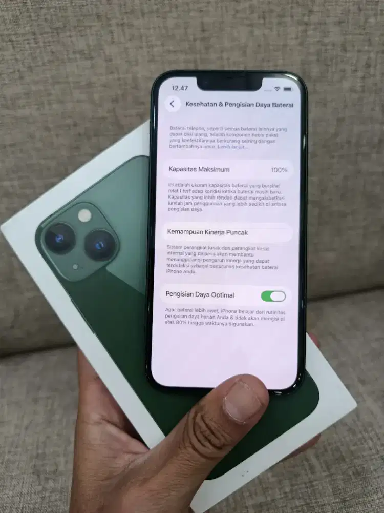 Iphone 13 mini 128gb ibox si kecil canggih