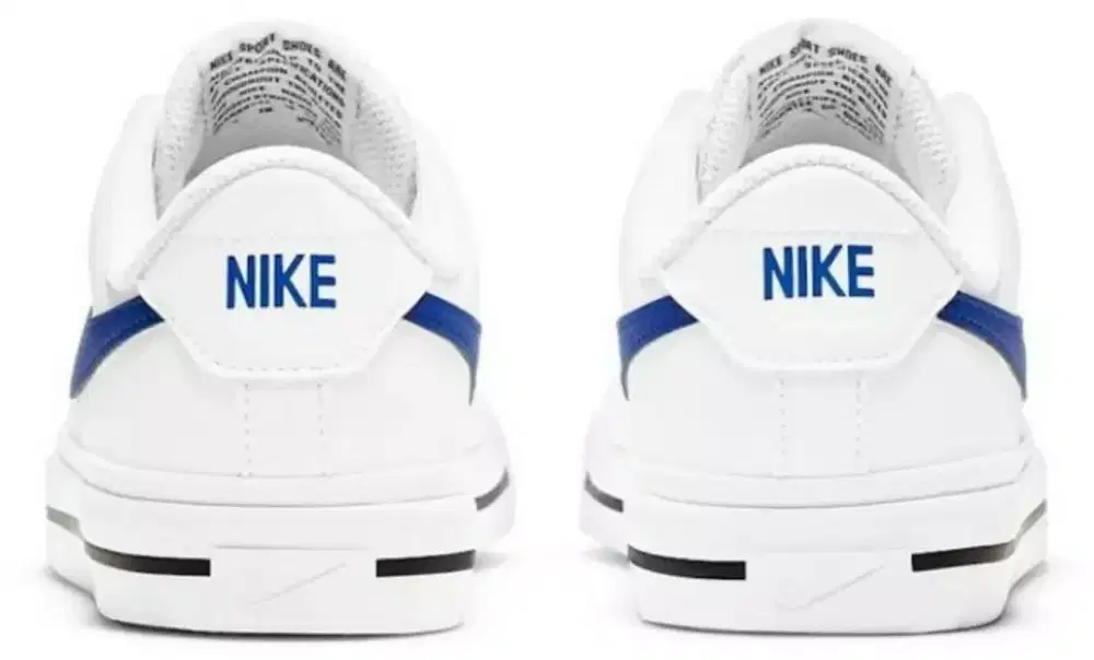 `Nike Court Legacy Putih Biru Size   45 Ori 200rb NET`