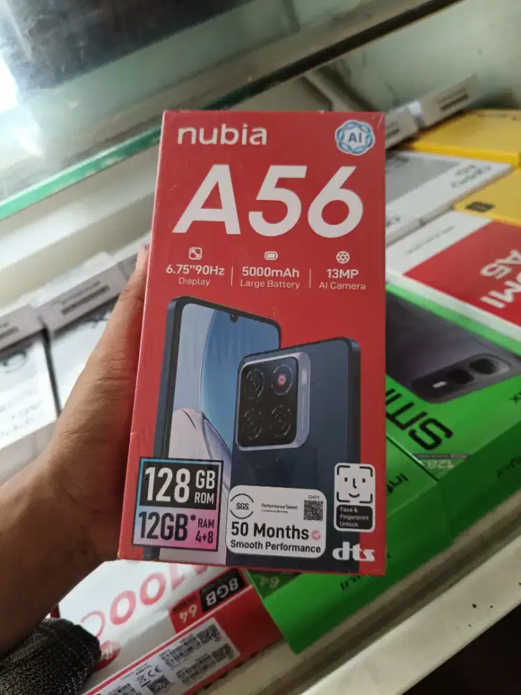 new nubia a56 4/128 garansi resmi