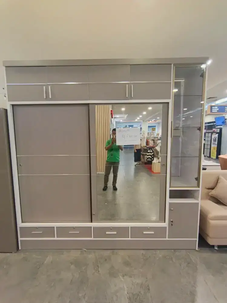 LEMARI PAKAIAN PROMO KREDIT BUNGA RINGAN