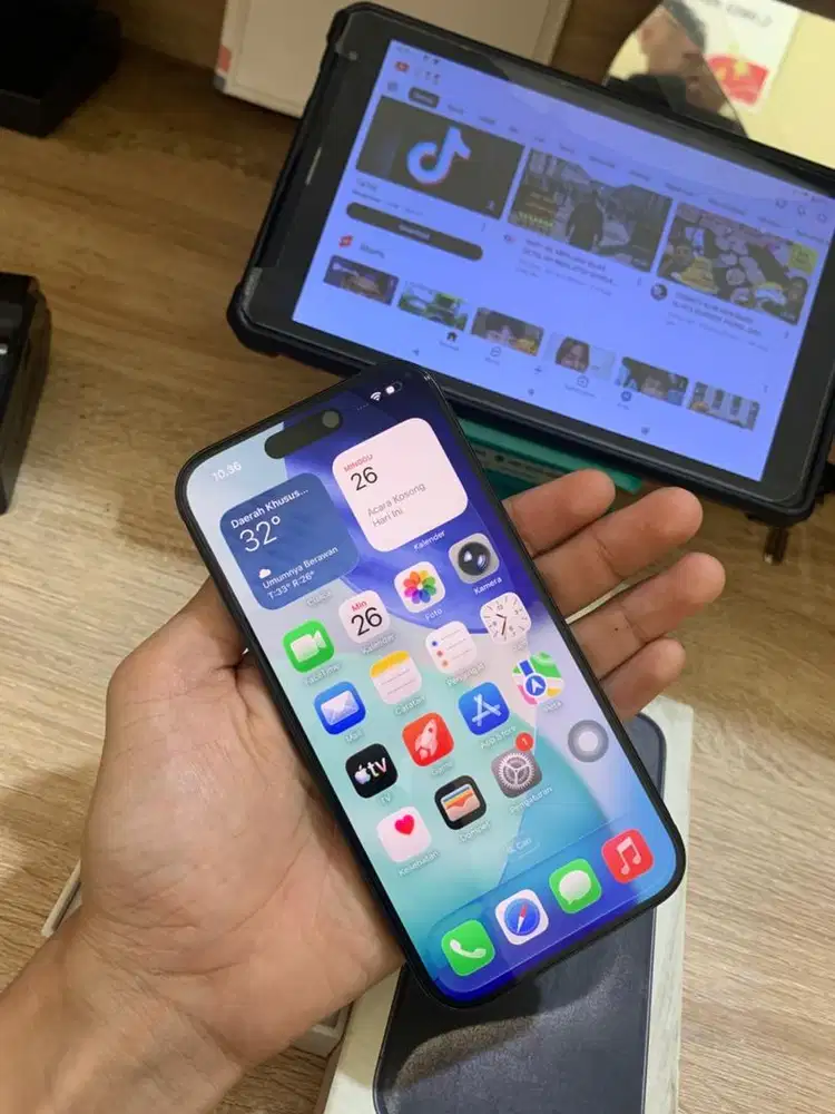IPHONE 15 PRO 256GB RESMI BEACUKAI NOKEN FULL ORIGINAL